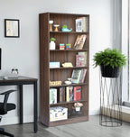 Tall Wooden Bookshelf – 6-Tier Open Storage & Display Shelf