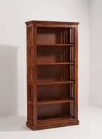 Classic Wooden Bookshelf – 5-Tier Open Display & Storage Shelf