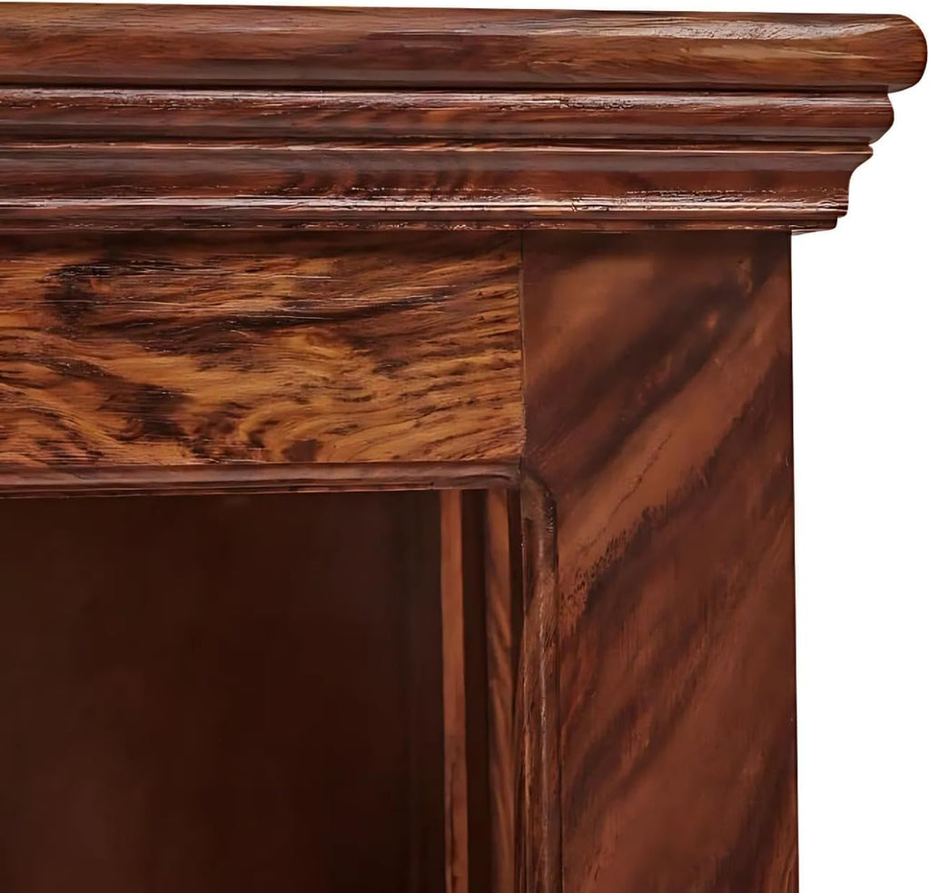 Classic Wooden Bookshelf – 5-Tier Open Display & Storage Shelf