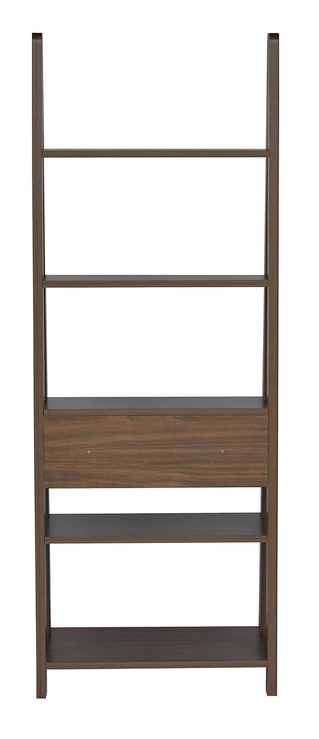 A-Frame Wooden Bookshelf – Ladder Style Open Display & Storage Shelf
