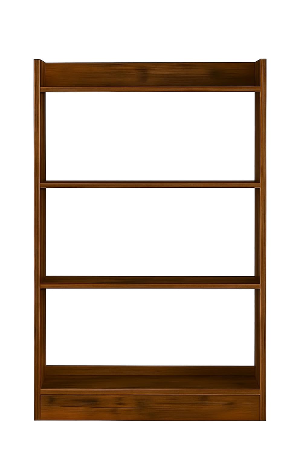 Modern Wooden Bookshelf – 4-Tier Open Storage & Display Shelf
