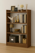 Modern Wooden Bookshelf – 4-Tier Open Storage & Display Shelf