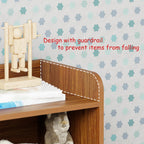 Wooden Kids Bookcase & Toy Storage Organizer – Multi-Compartment Display Shelf