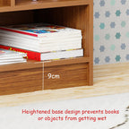 Wooden Kids Bookcase & Toy Storage Organizer – Multi-Compartment Display Shelf