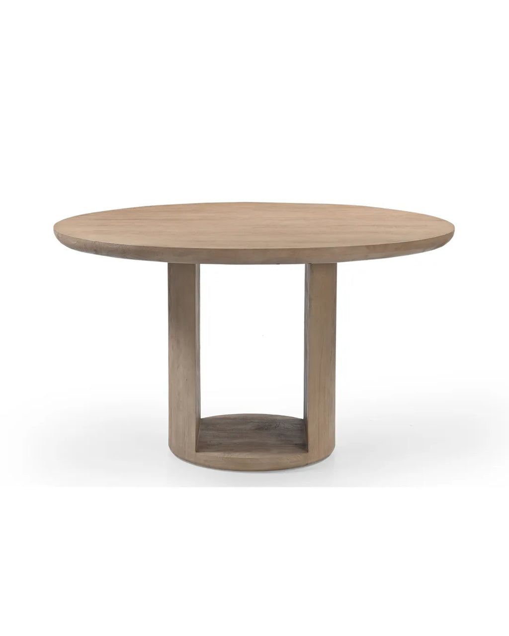 Modern Sculptural Solid Wood Dining Table
