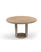 Modern Sculptural Solid Wood Dining Table
