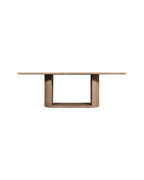 Modern Sculptural Solid Wood Dining Table