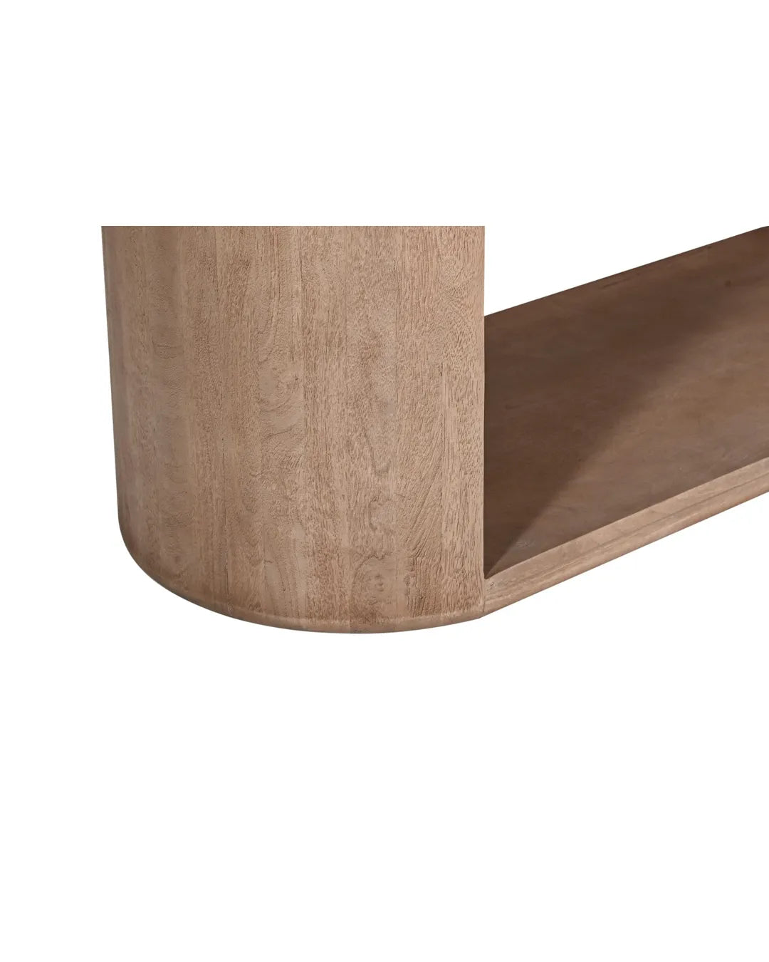 Modern Sculptural Solid Wood Dining Table