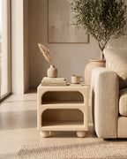 Modern Arch Shelf 2-Tier Side Table
